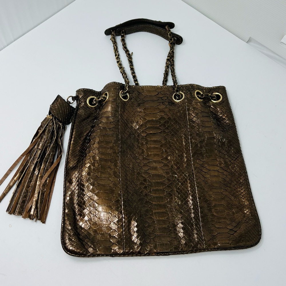 DEVI KROELL**Python Copper Bag**New!!! $4500 - Picture 3 of 4